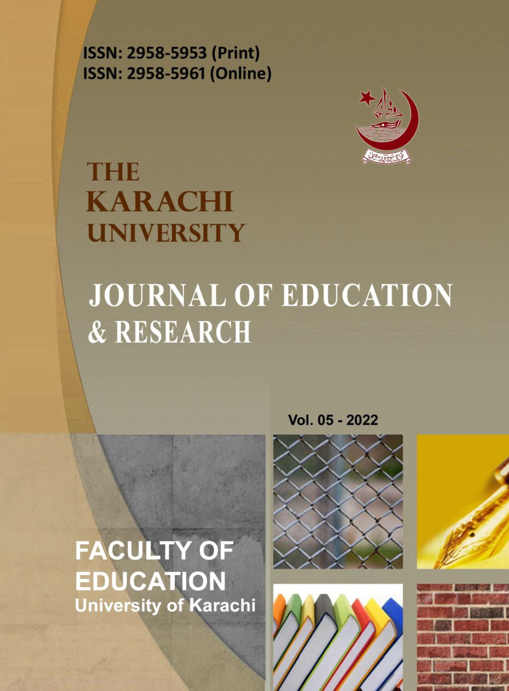 					View Vol. 6 No. 2958-5953 (2022): The Karachi University Journal of Education & Research 2022 With ISSN : TKUJER22
				